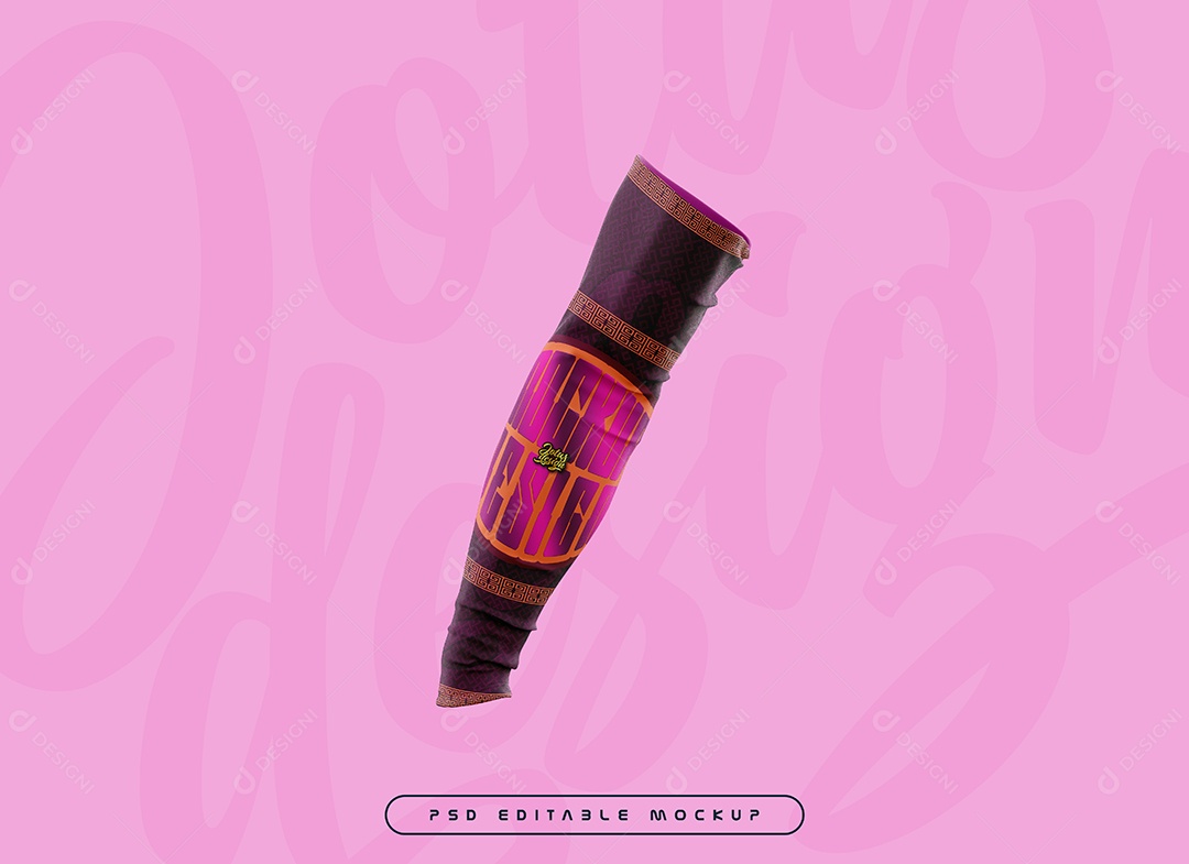 Protetor de Braço Mockup PSD Editável