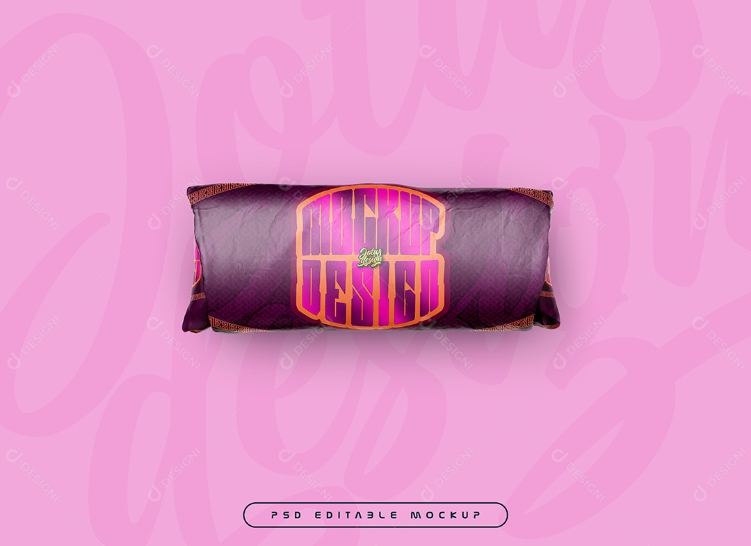 Rolo de Pano Psd Editable Mockup