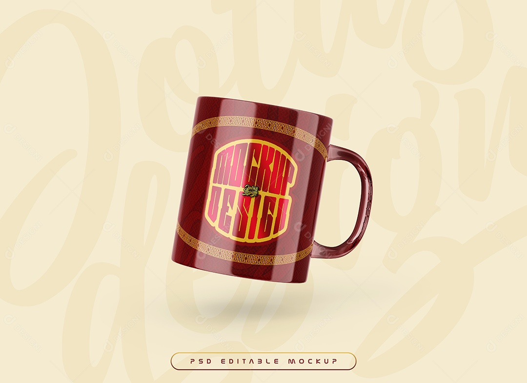 Caneca Cerâmica Psd Editável