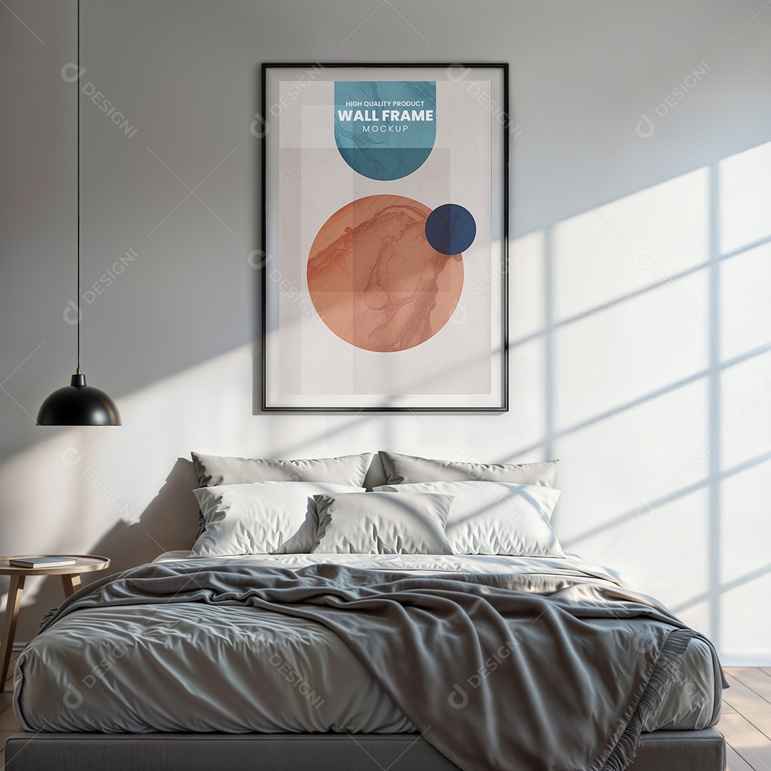 Mockup de Quadro de Arte PSD Editável