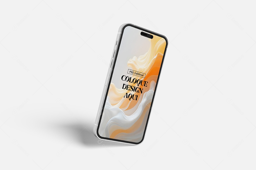 Mockup de IPhone de Frente PSD Editável