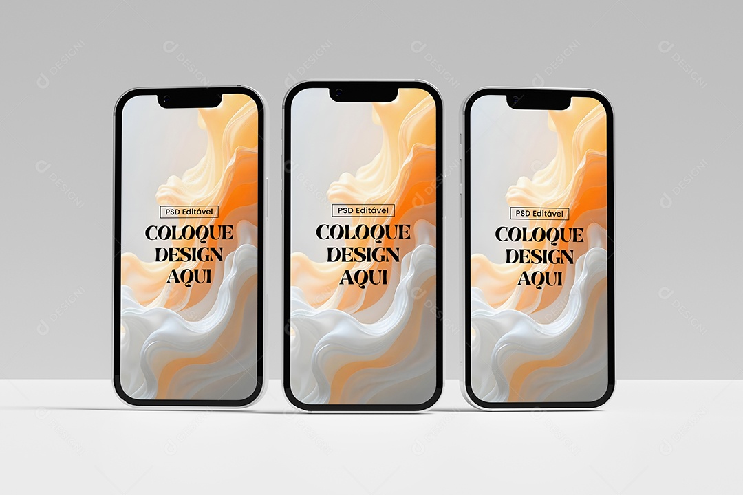 Mockup de IPhones PSD Editável