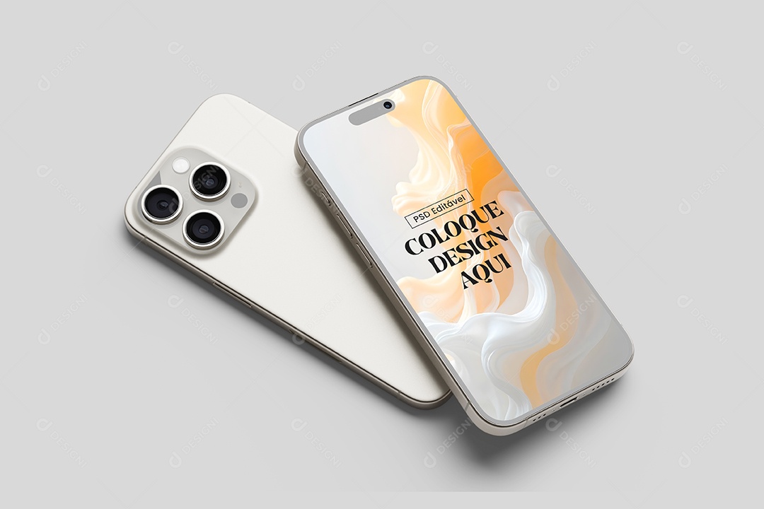 Mockup IPhone Smartphone PSD Editável