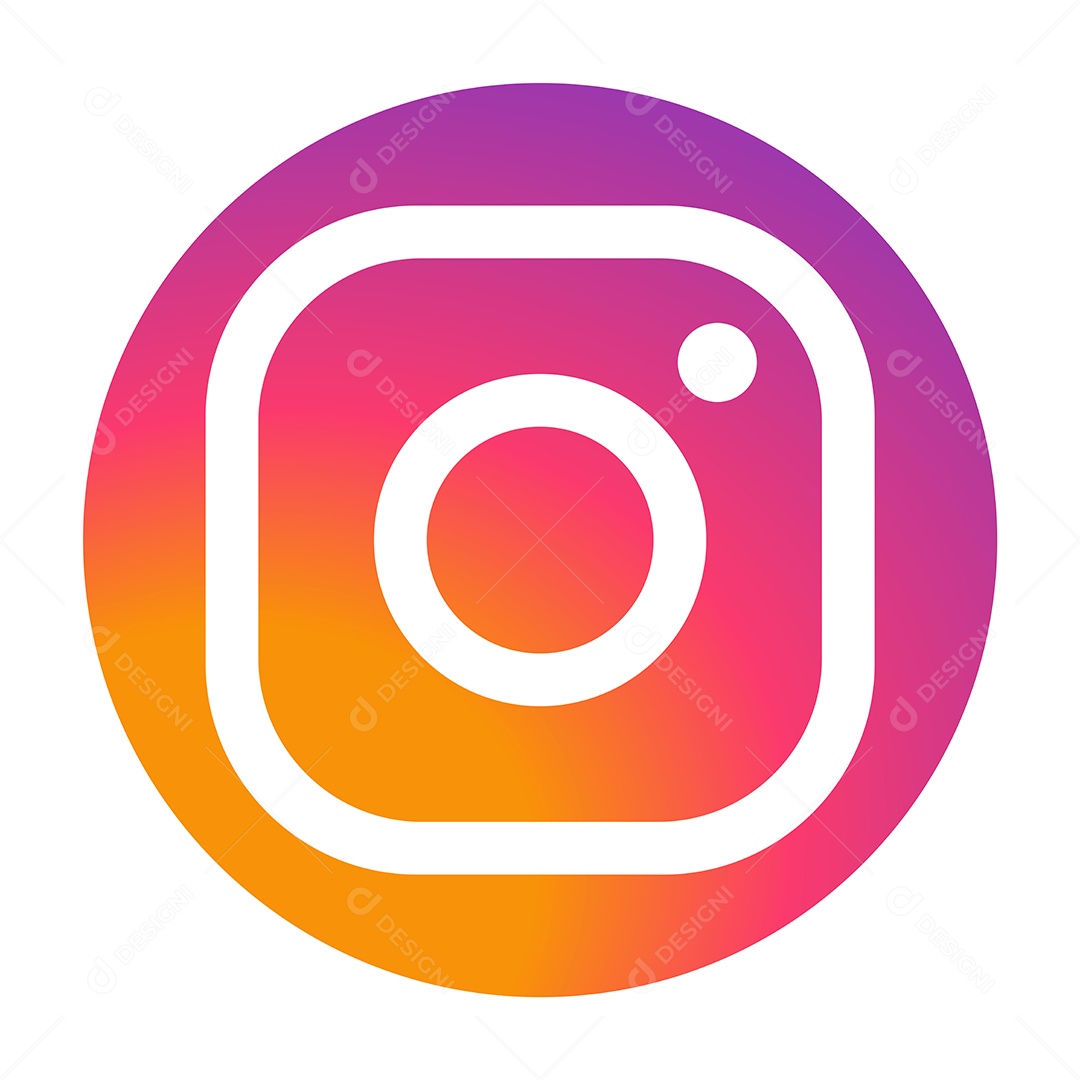 Ícone do Instagram Ilustração Vetor EPS