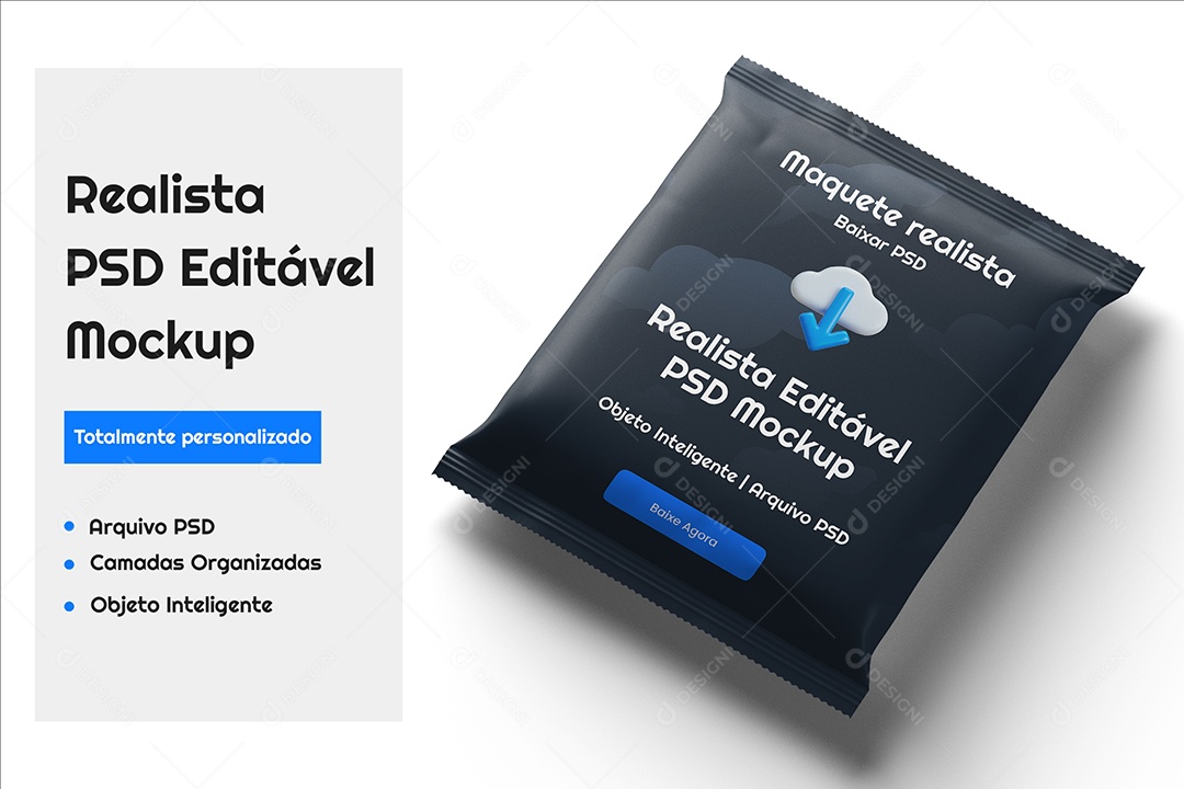 Mockup Embalagens De Alimentos PSD Editável