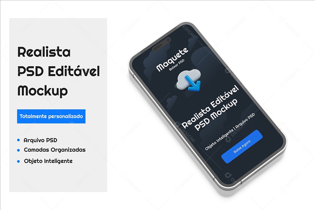 Mockup Celular  PSD Editável