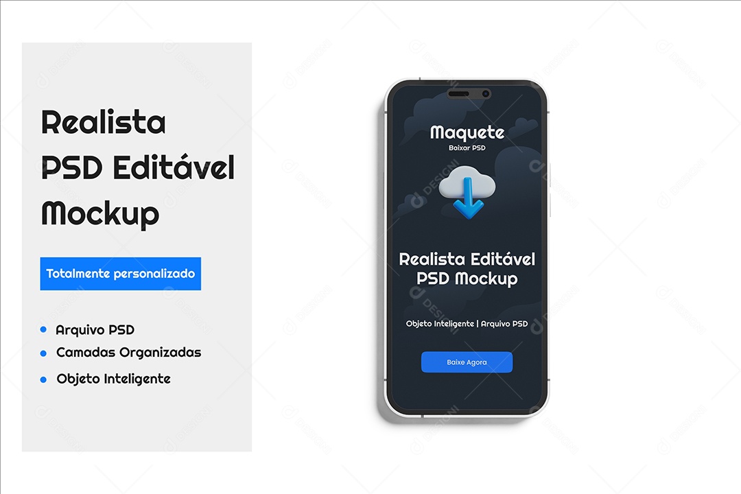 Mockup Celular PSD Editável
