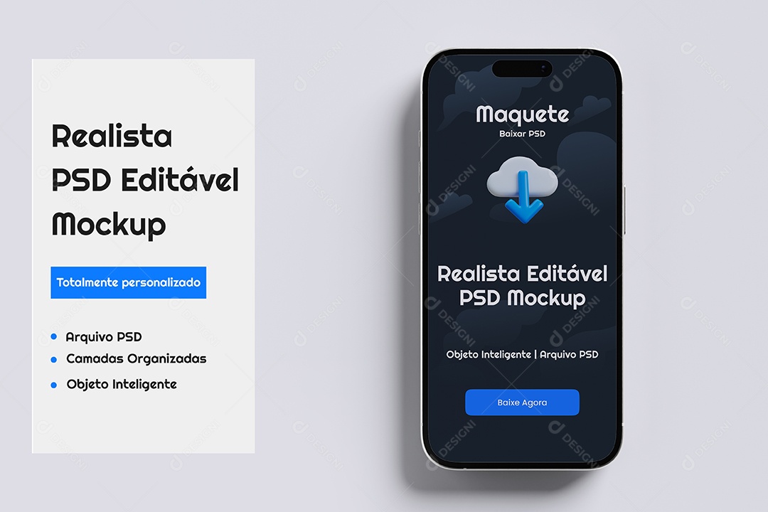 Mockup Celulares PSD Editável