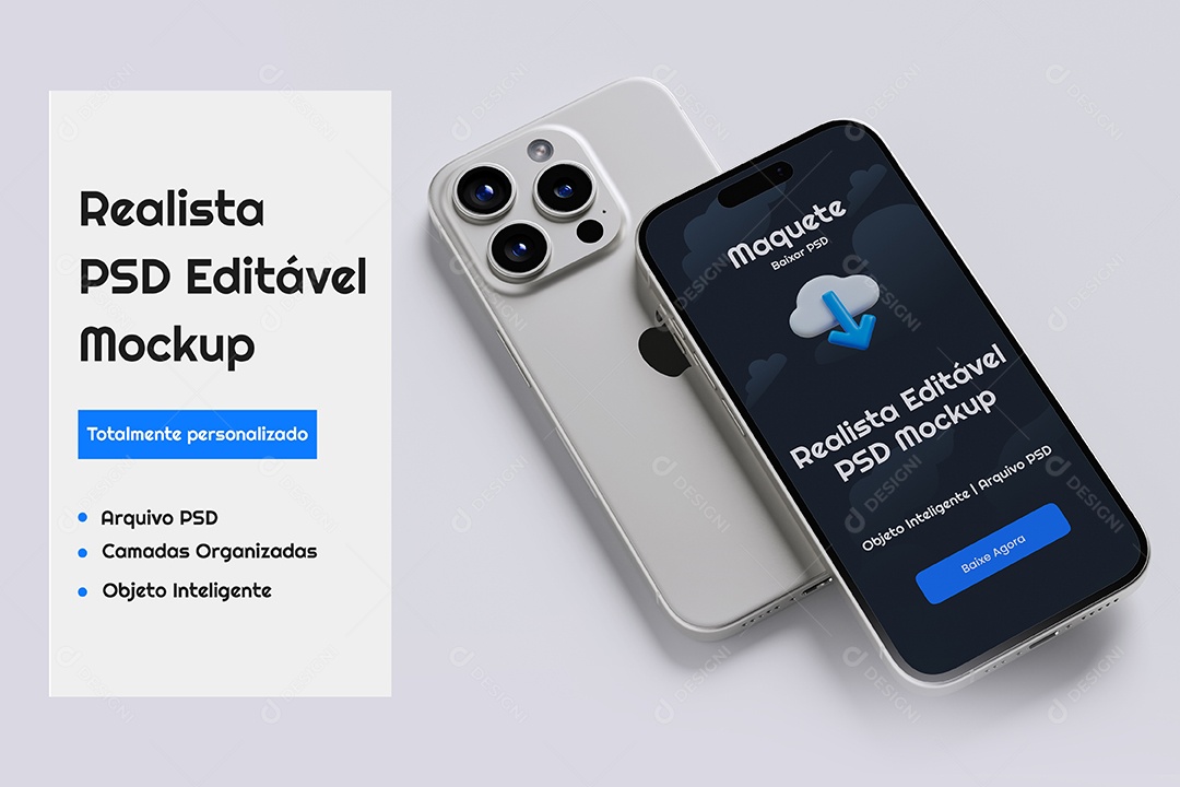 Mockup Celulares PSD Editável