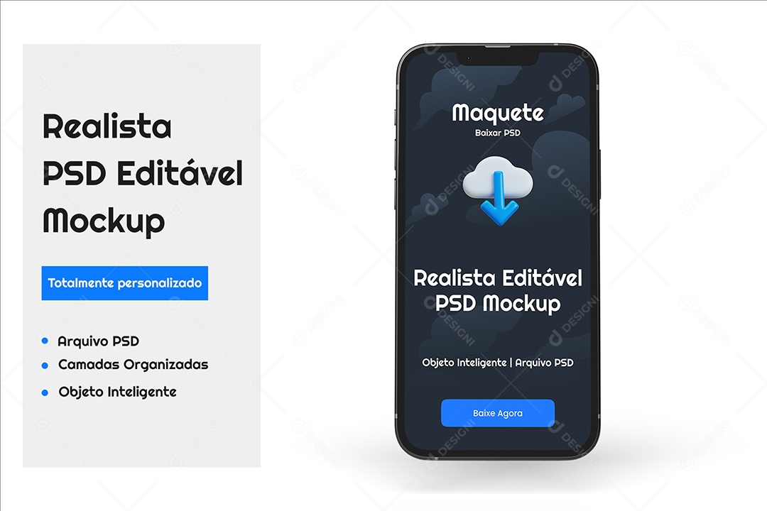 Mockup Celulares PSD Editável
