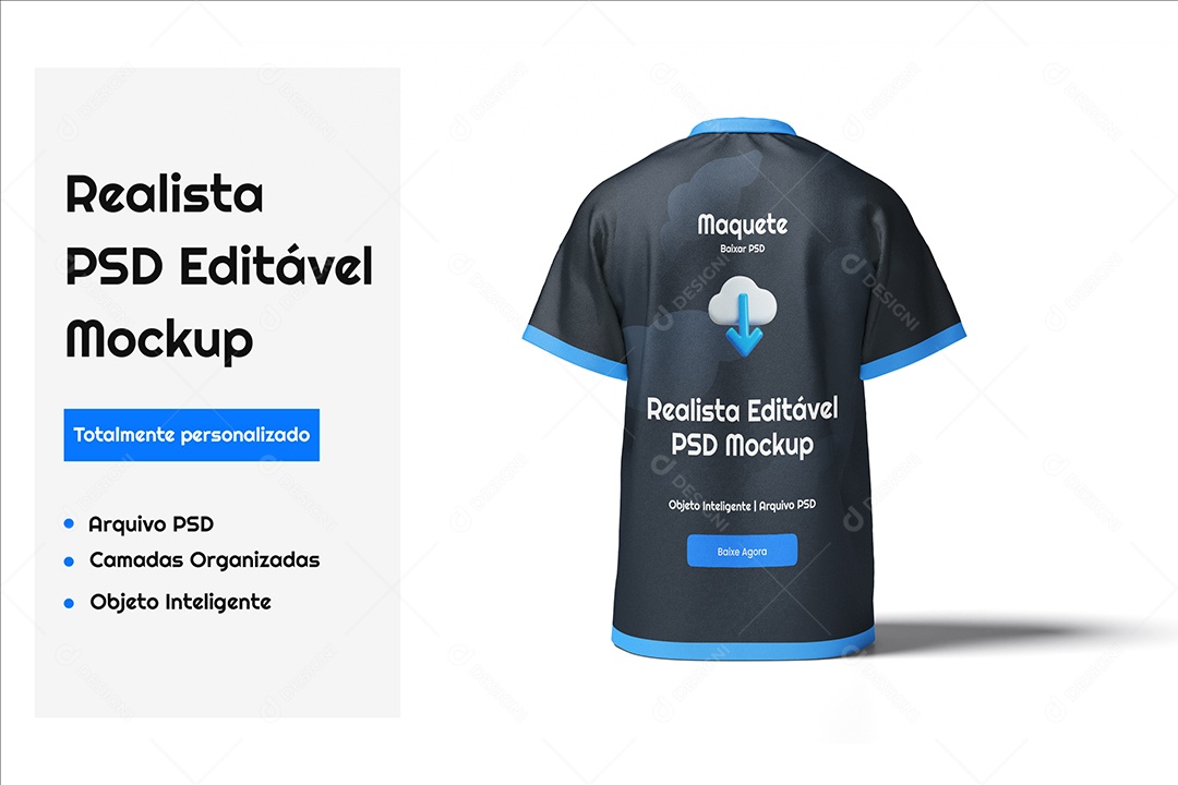 Mockup Modelo de Camiseta PSD Editável