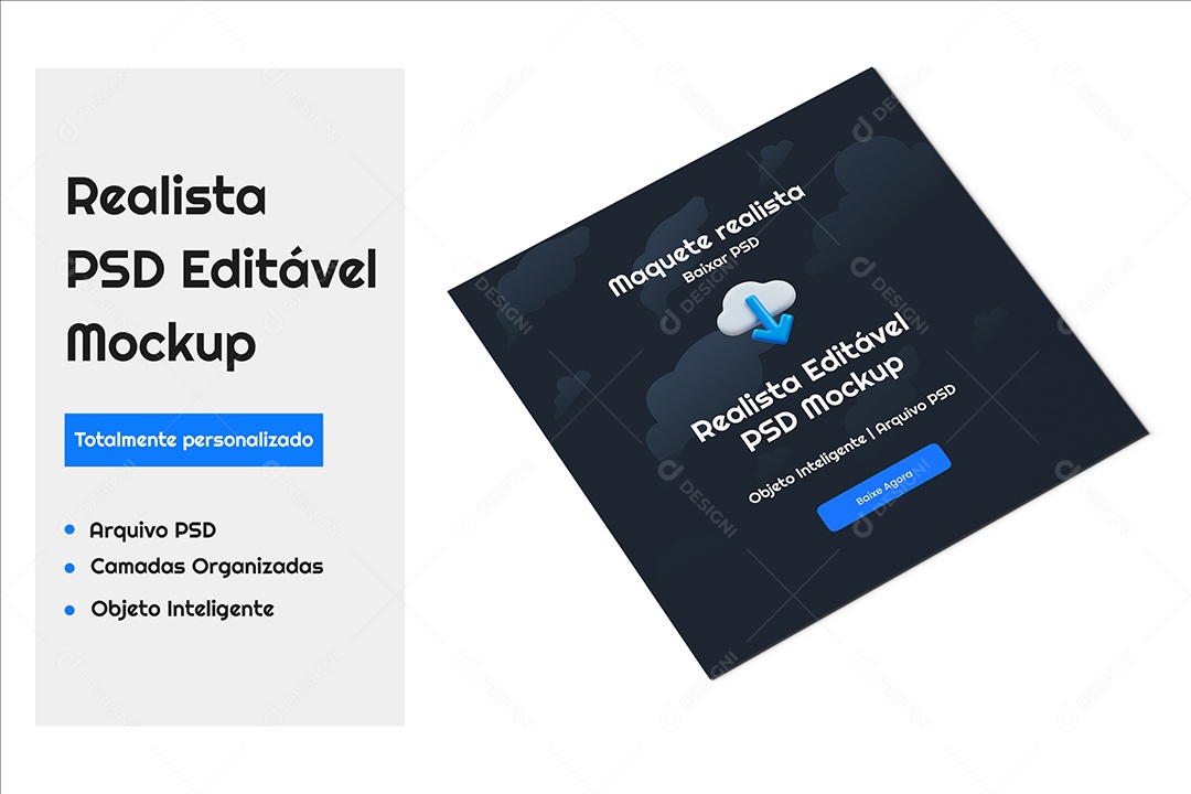 Mockup de Panfletos PSD Editável