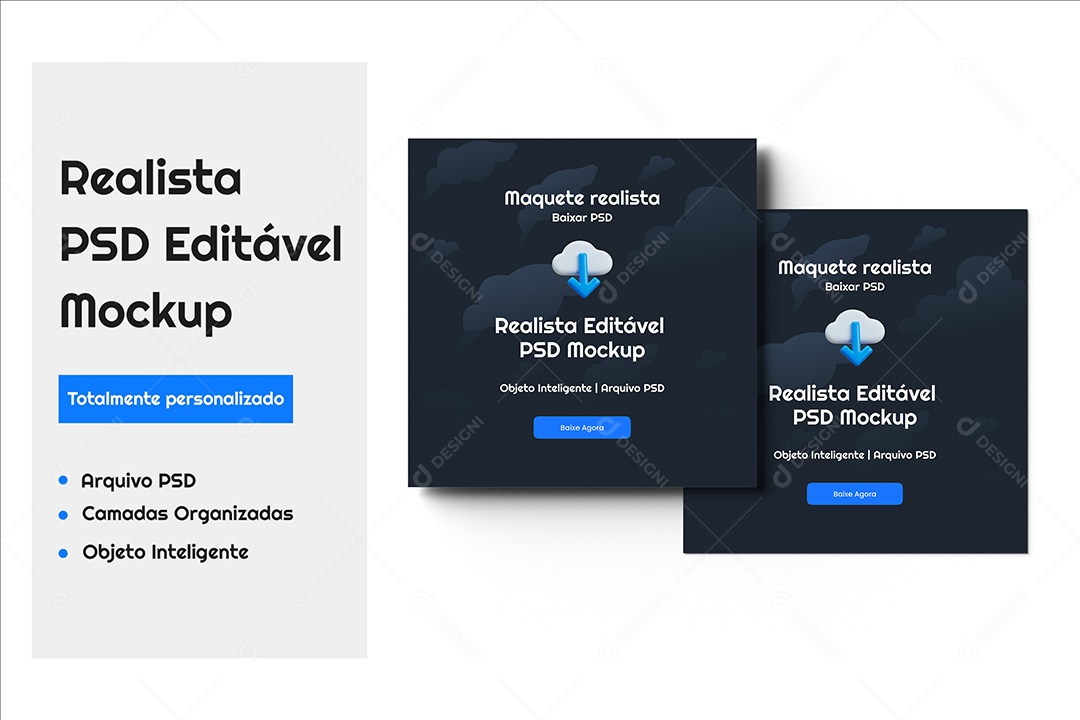 Mockup de Panfletos PSD Editável