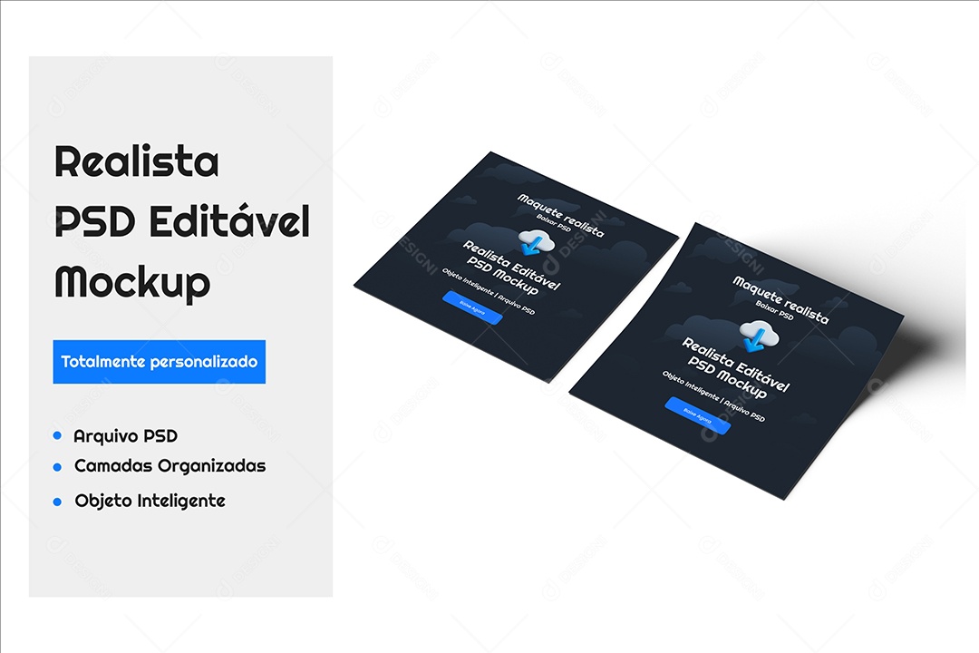 Mockup de Panfletos PSD Editável