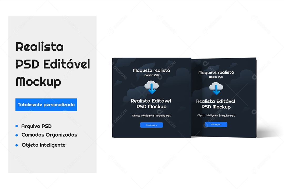 Mockup de Livro PSD Editável