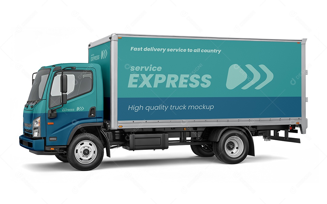 Mockup Caminhão PSD Editável