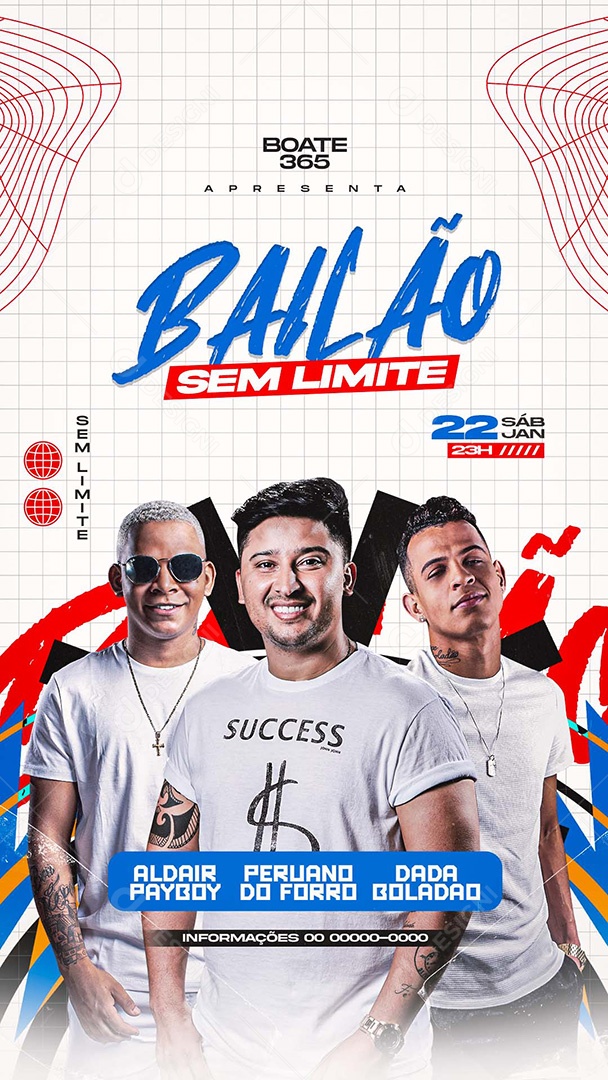 Story Flyer Bailão Sem Limite Social Media PSD Editável