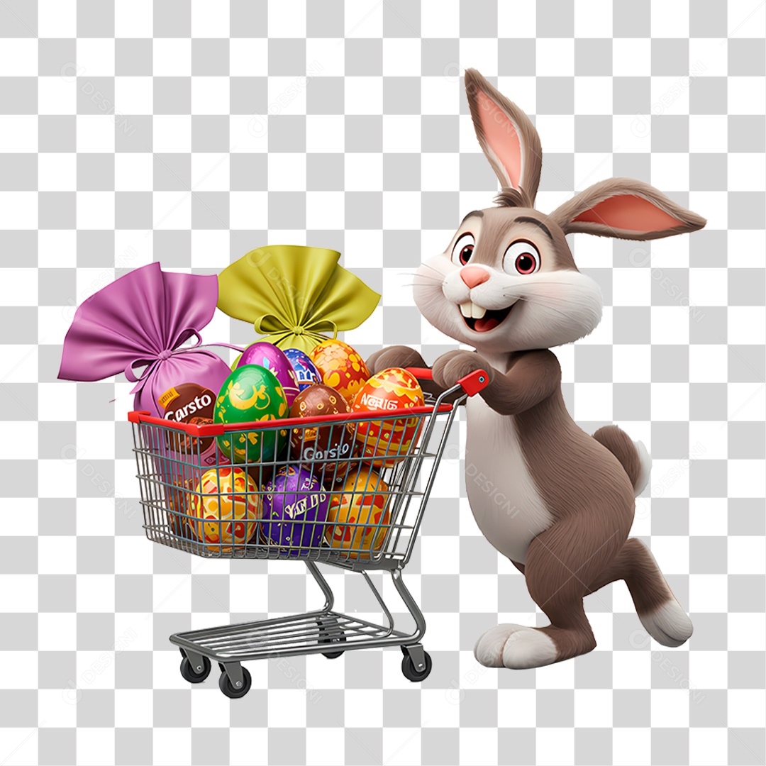Coelho da Páscoa PNG Transparente