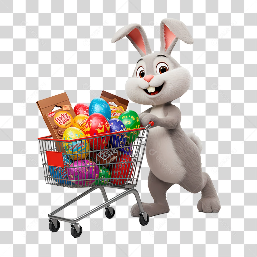Coelho da Páscoa PNG Transparente