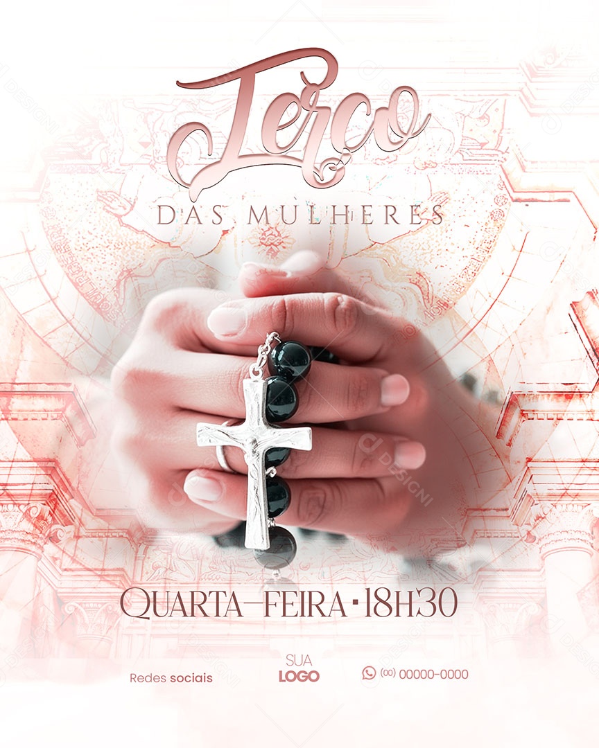 Terça das Mulheres Social Media PSD Editável