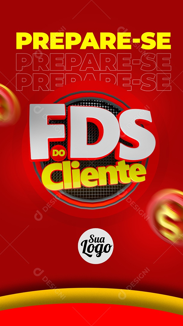 Story Final de Semana do Cliente Social Media PSD Editável