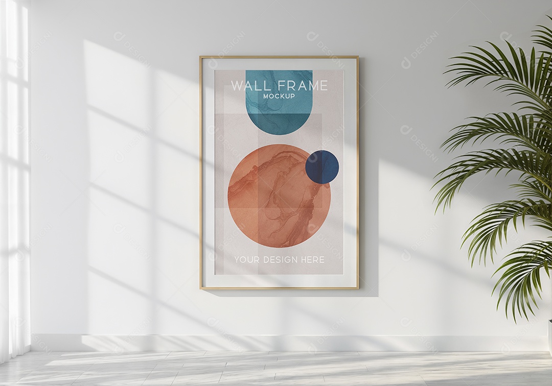 Mockup Galeria de Arte PSD Editável