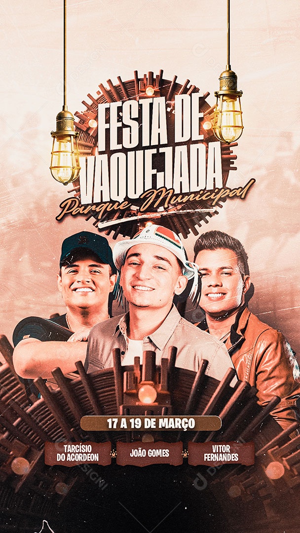 Story Festa de Vaquejada Social Media PSD Editável