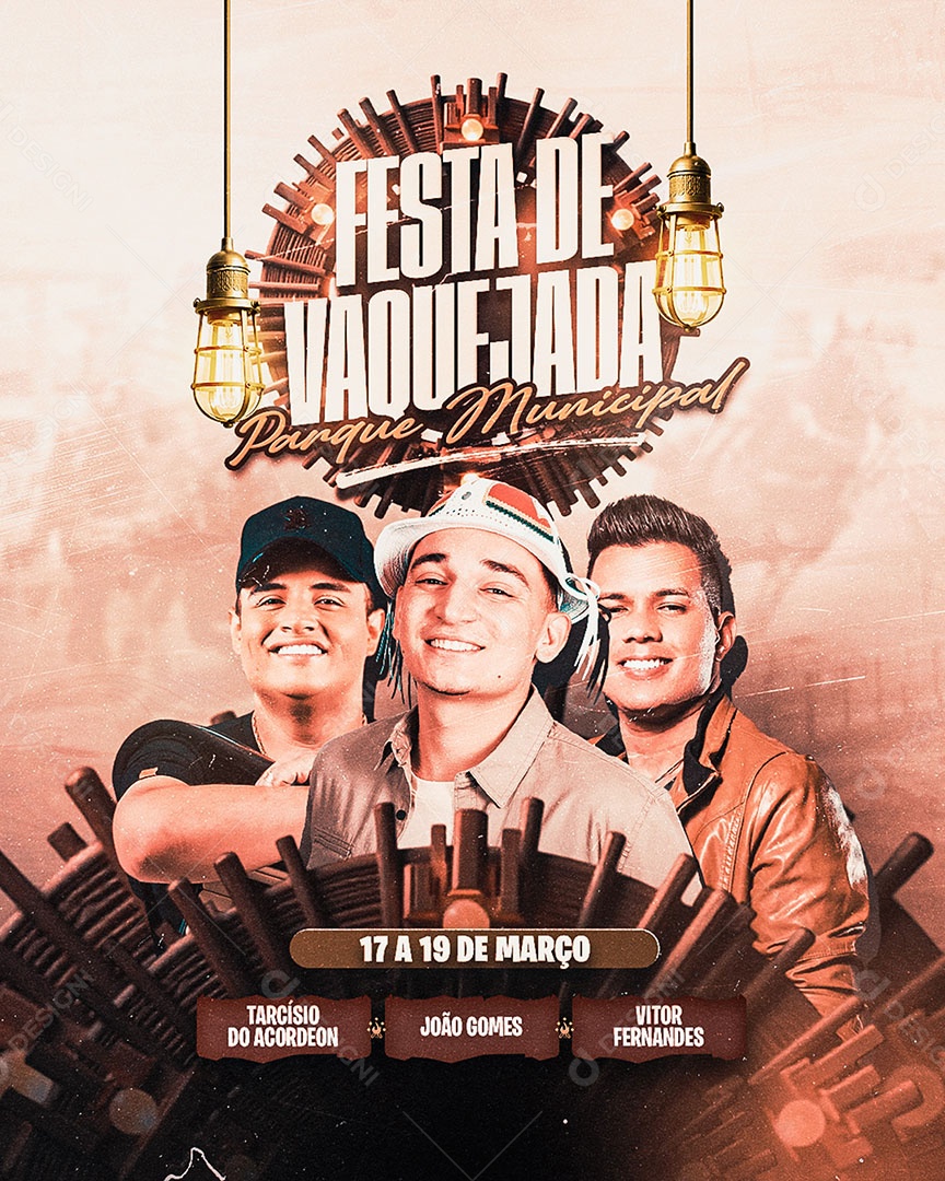 Festa de Vaquejada Social Media PSD Editável