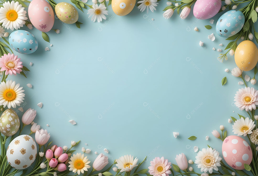 Imagem retrata a celebração da páscoa