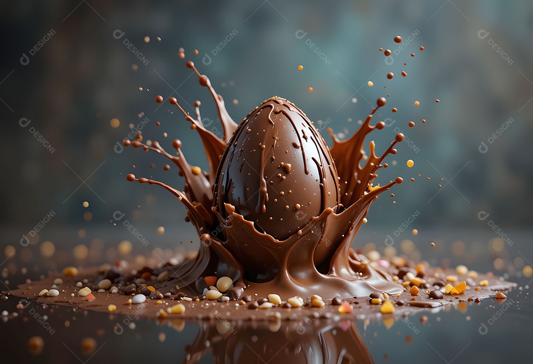 Ovo de páscoa de chocolate