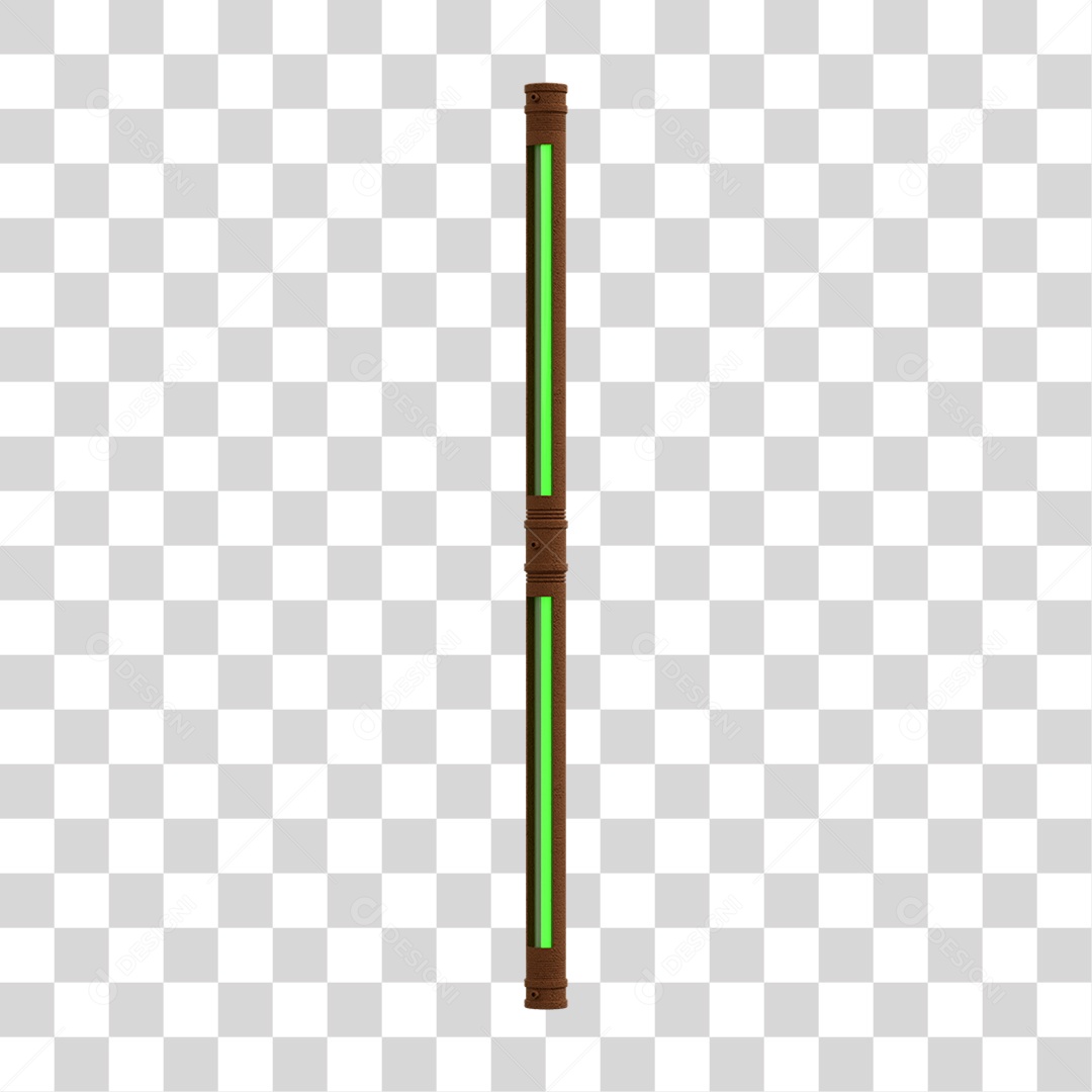 3D Transparent PNG Neon Support Plate Element