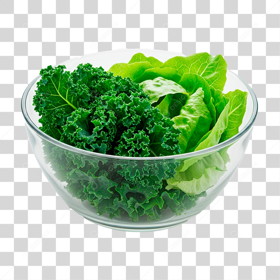 Tigela de Verdura PNG Transparente