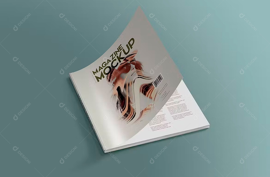 Mockup Revista PSD Editável