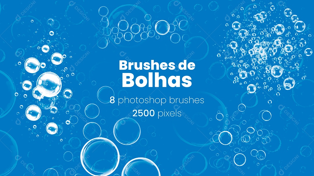 Bolhas Brushes Pinceis ABR