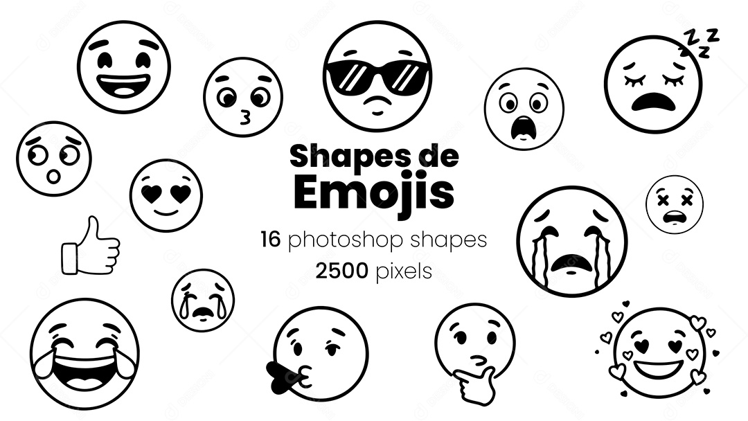 Emojis Shapes CSH