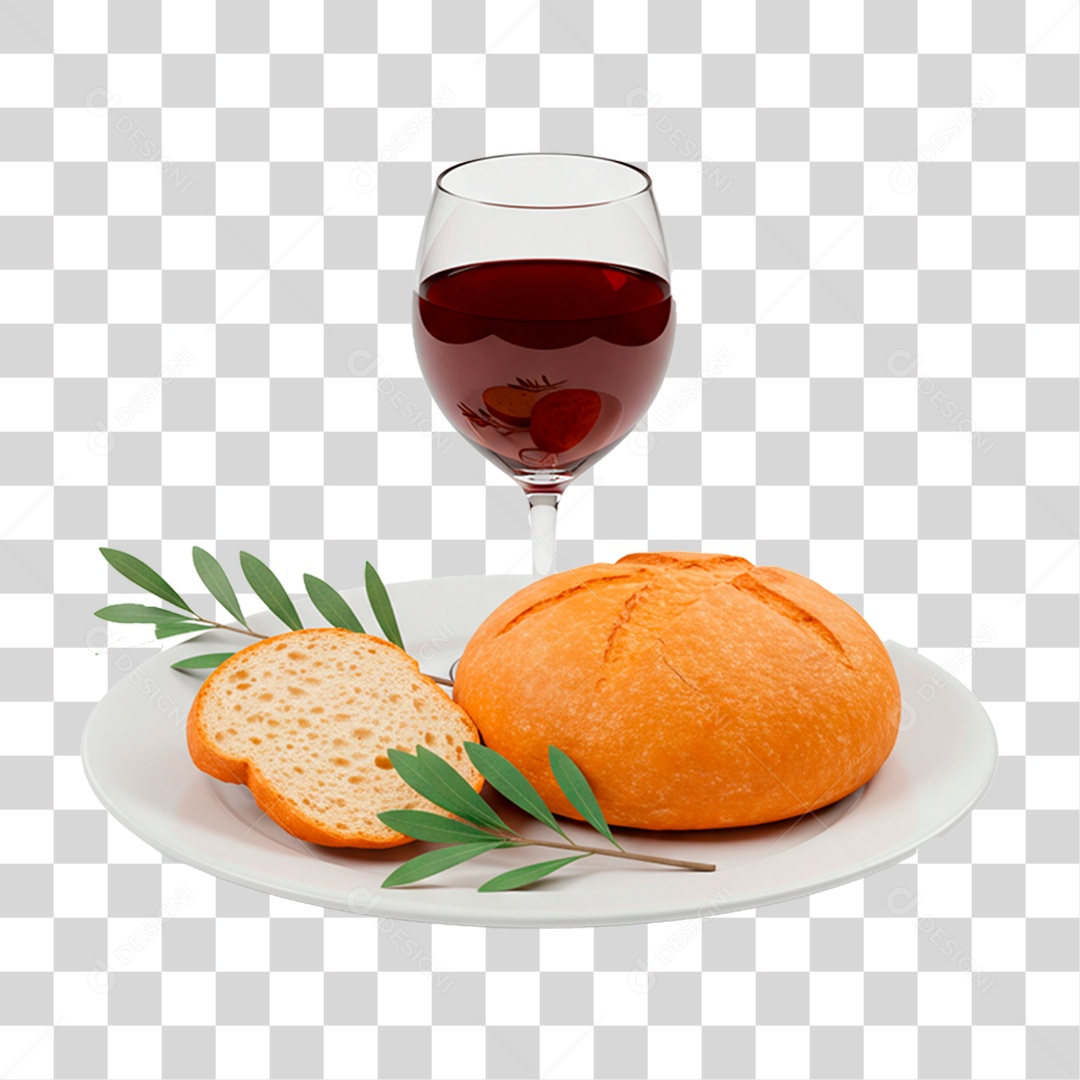 Pães Vinho PNG Transparente