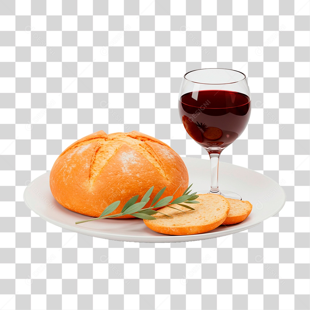Pães Vinho PNG Transparente