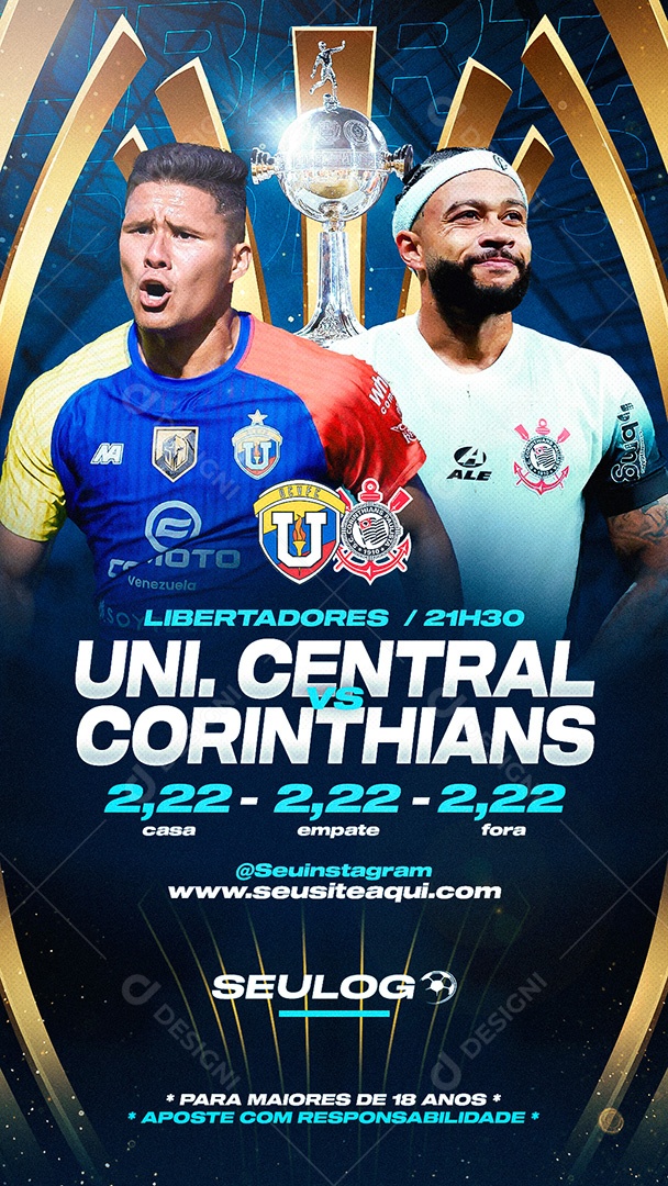 Story Flyer Jogo De Futebol Social Mídia PSD Editável