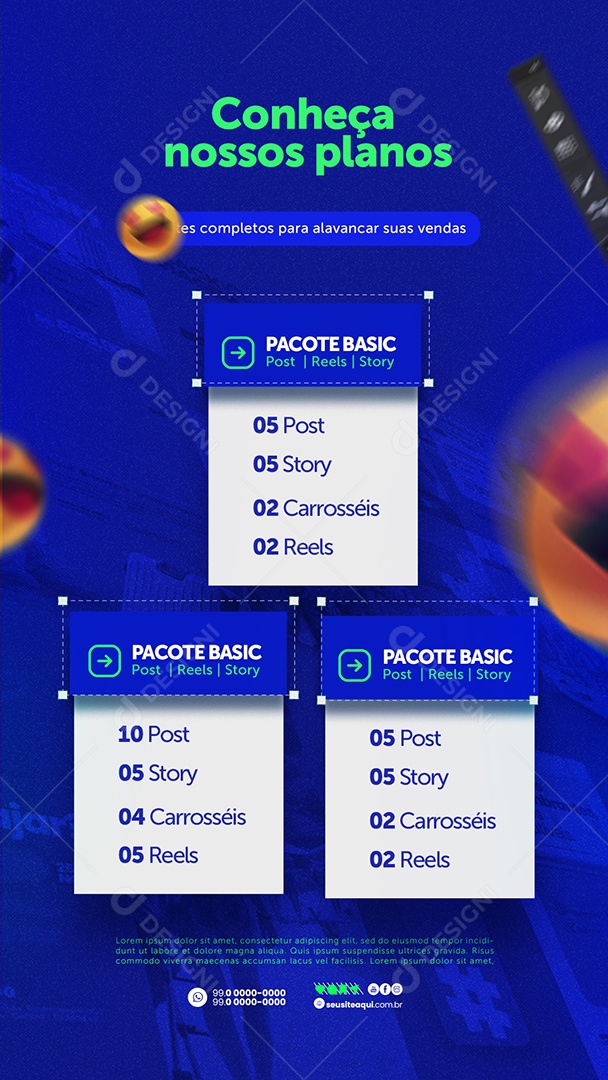 Story Designer Gráfico Social Media PSD Editável