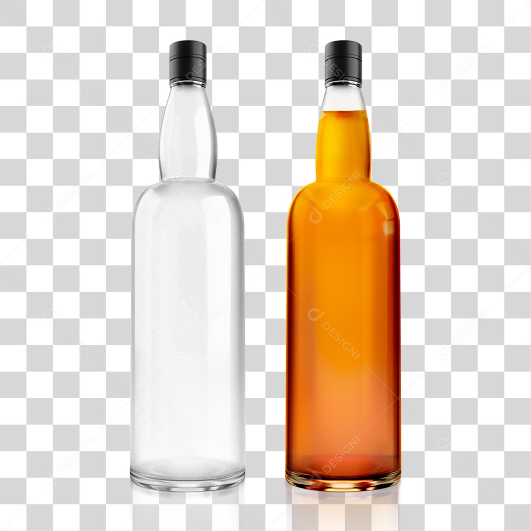 Garrafa de Whisky PNG Transparente