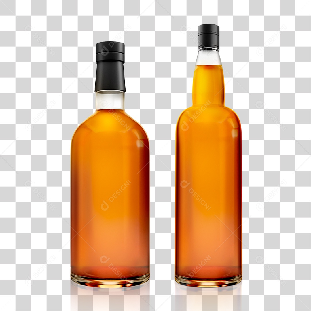 Garrafas de Whisky PNG Transparente
