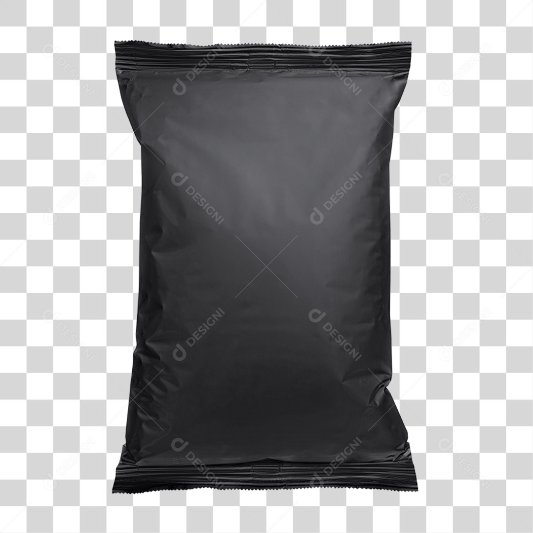 Embalagem Preta PNG Transparente