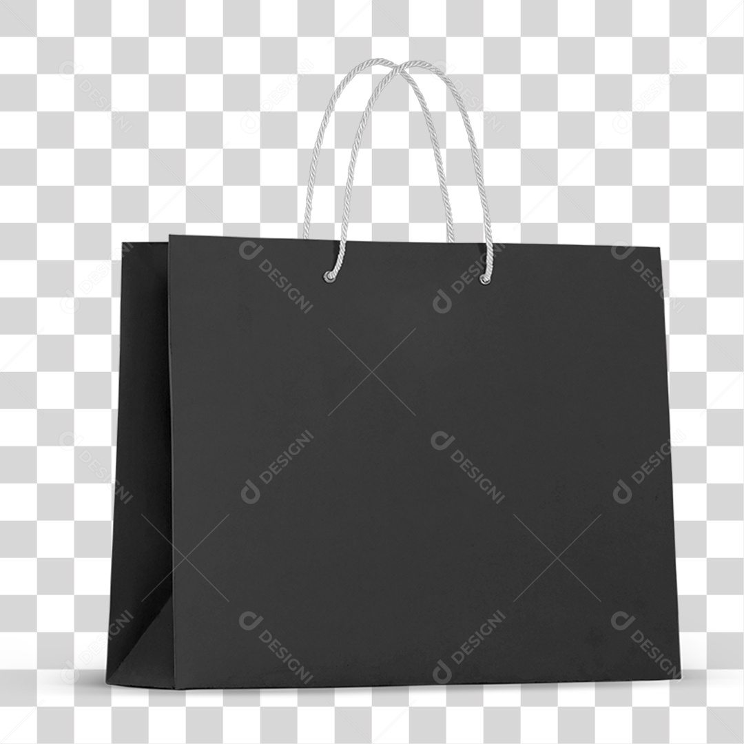 Embalagem Preta PNG Transparente