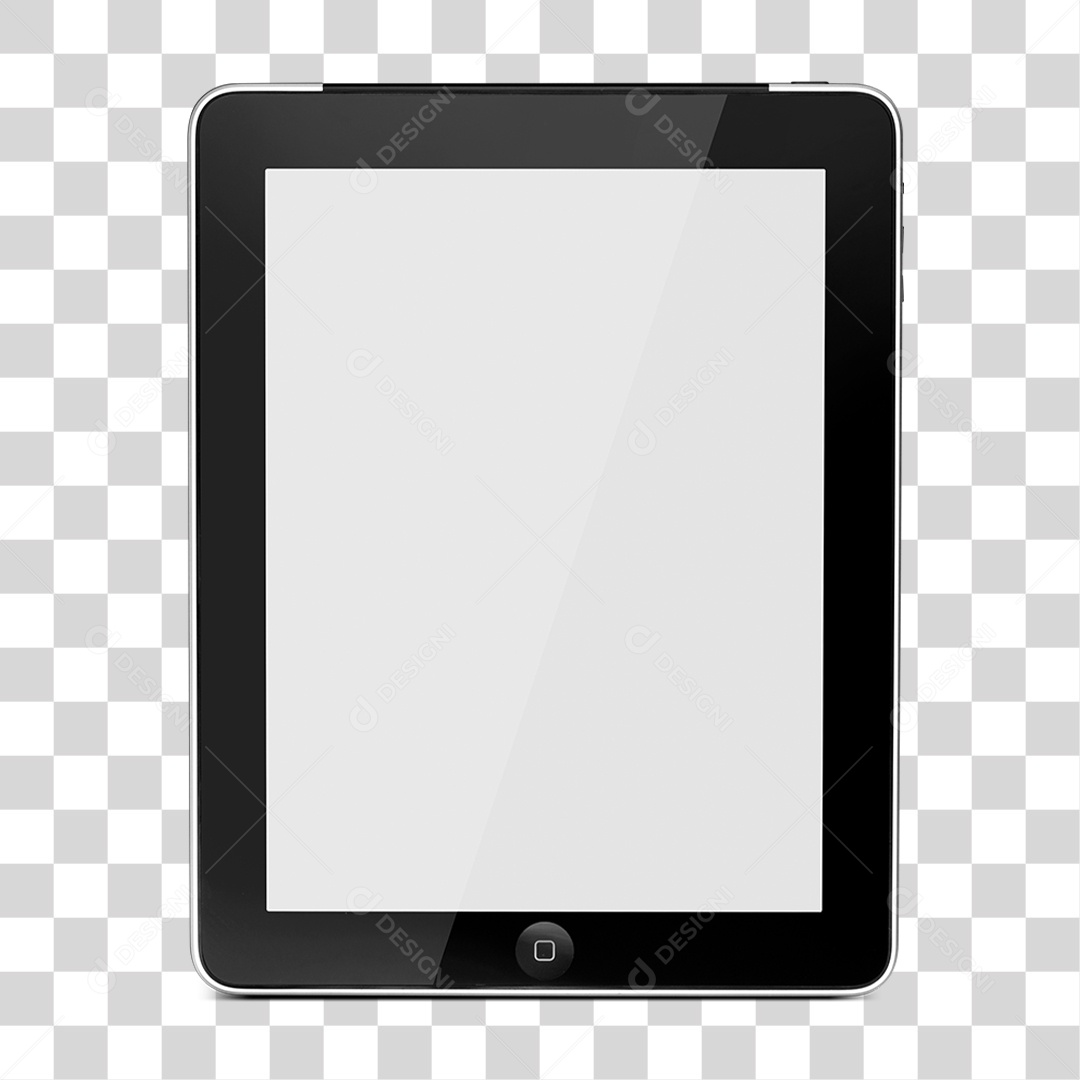 Tablet Preto PNG Transparente