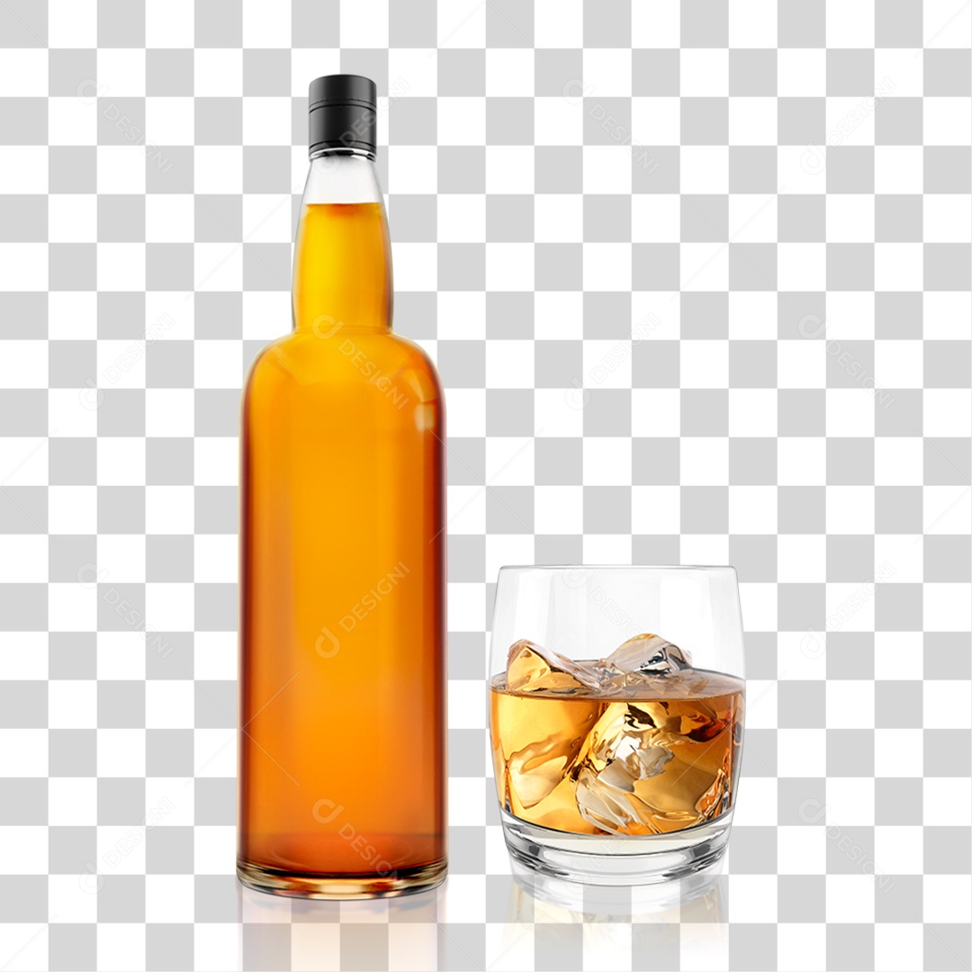 Garrafa Pinga PNG Transparente