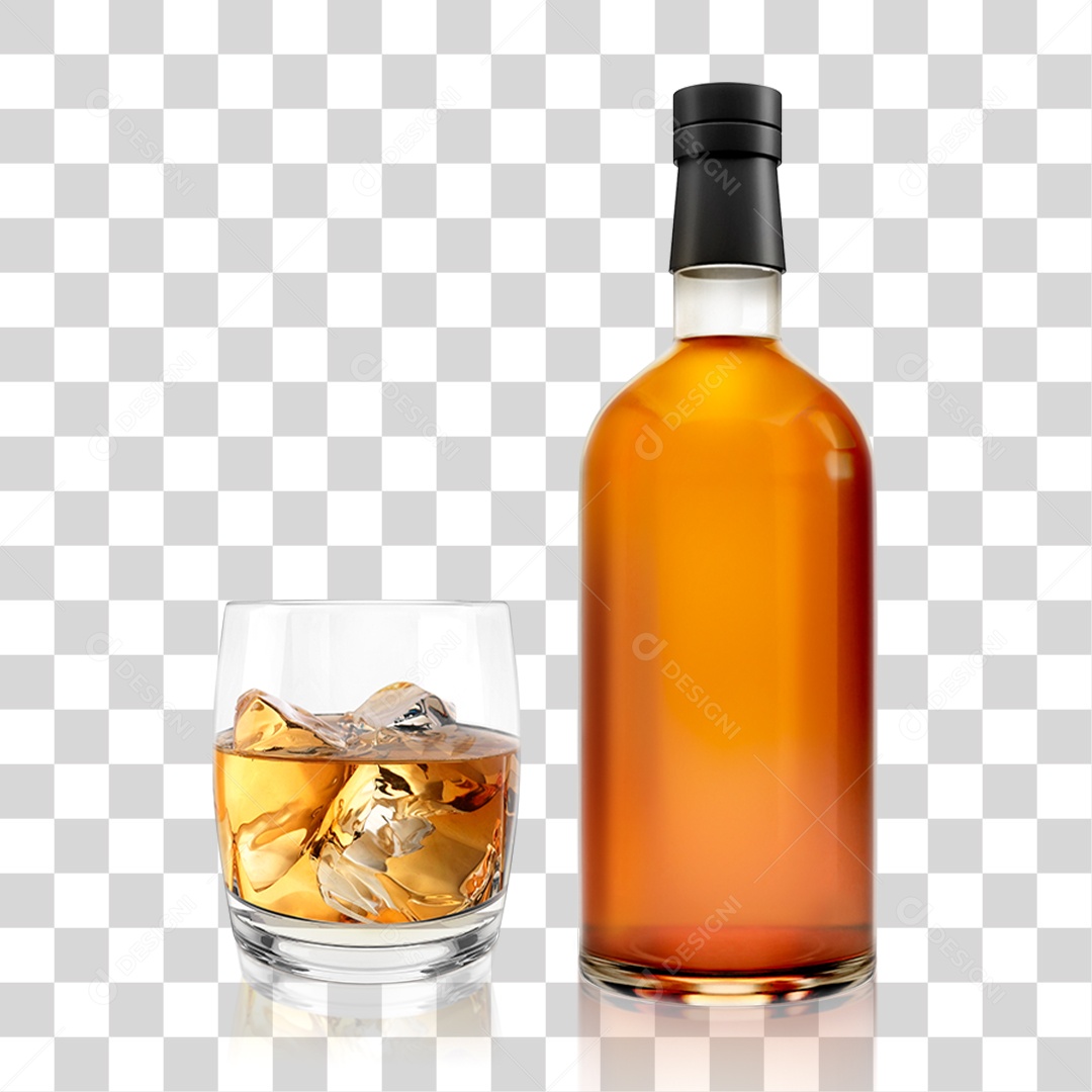 Garrafa Pinga PNG Transparente