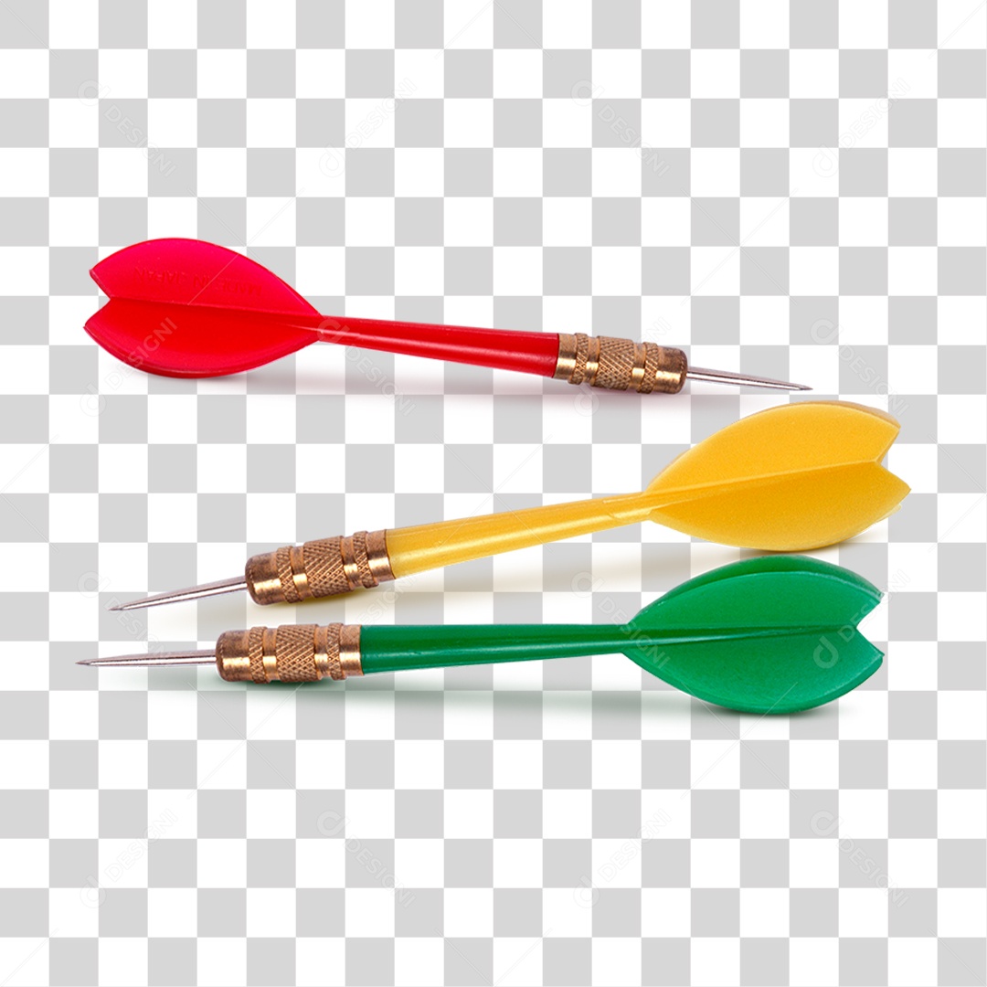 Dardos Coloridos PNG Transparente