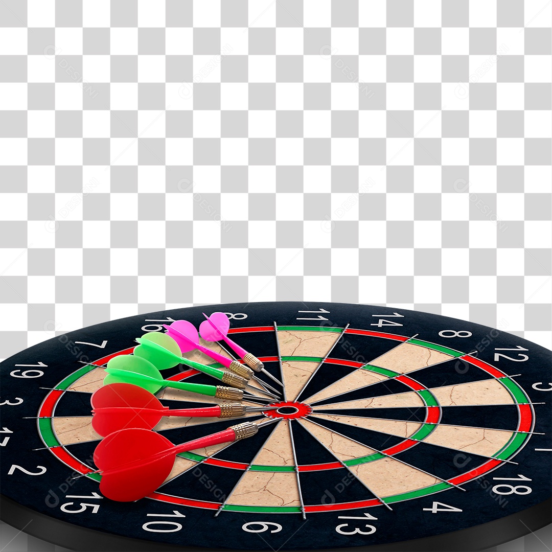 Alvos de Dardos PNG Transparente