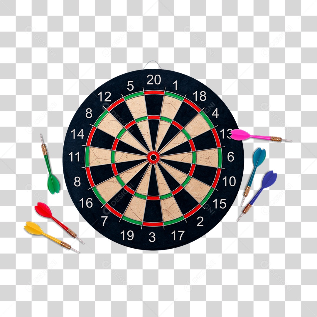 Alvos de Dardos PNG Transparente