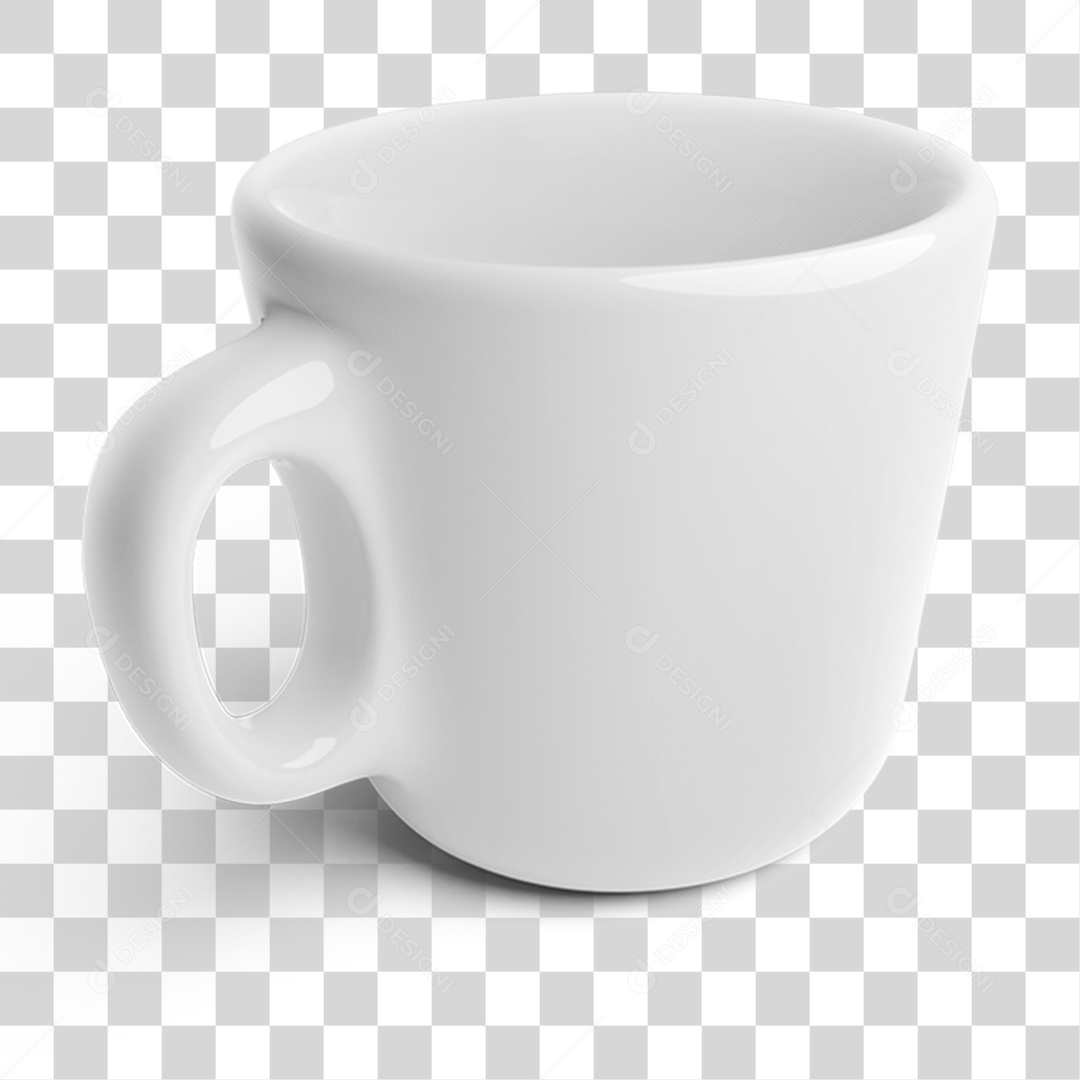 Caneca Branca PNG Transparente